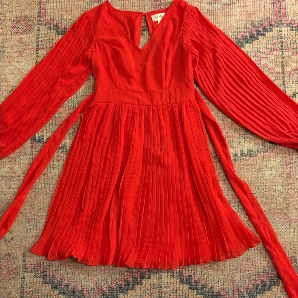 Jessica Simpson Vibrant Red Dress